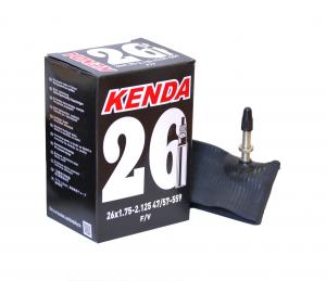 26' камера для велосипеда Kenda велониппель 26x1.75/2.125 F/V