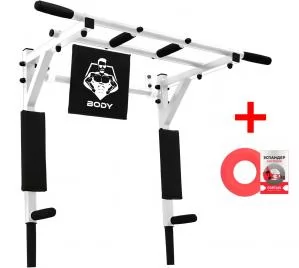ТУРНИК 3 В 1 BODY STRONG (белый-черный)