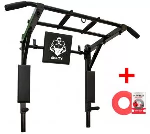 ТУРНИК 3 В 1 BODY IRON (черный)