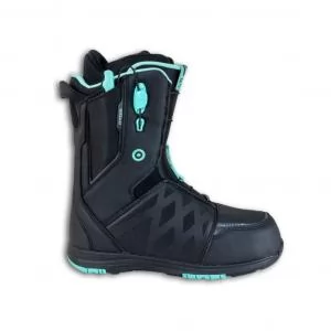 БОТИНКИ ДЛЯ СНОУБОРДА ATOM FREEMIND BLACK-AQUAMARINE