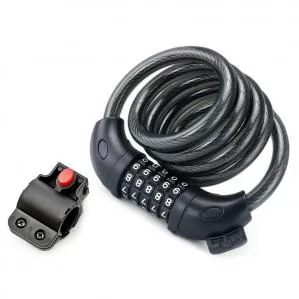 Замок тросовый кодовый 5 10х1200 мм TONYON