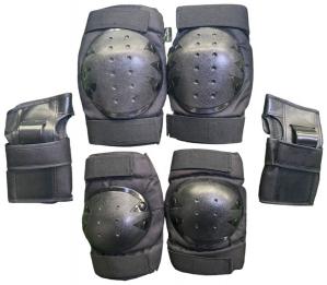 Роликовая защита L черная