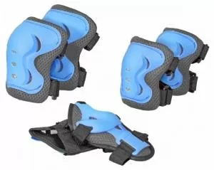 Роликовая защита размер L RUSH ACTION TBC blue-grey