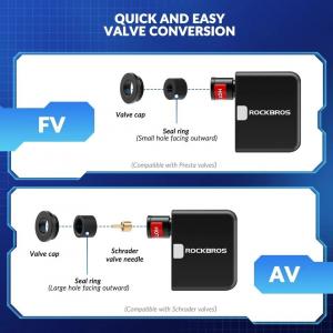 Мини насос Rockbros электрический