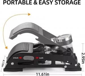 Насос Rockbros ножной сдвоенный с барометром