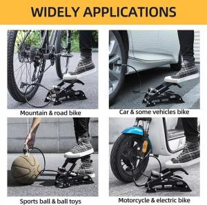 Насос Rockbros ножной сдвоенный с барометром