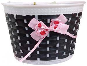 Корзина для велосипеда черная детская