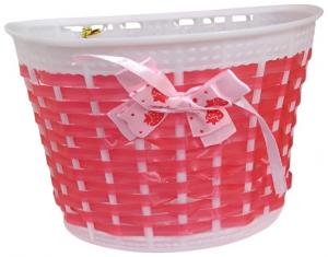 Корзина для велосипеда детская красная