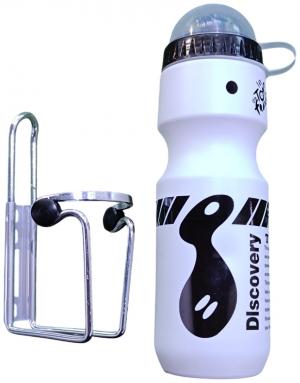 Бутылка с флягодержателем белая