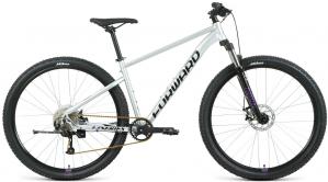 Велосипед Forward Sporting 29 XX (19 серебристый-фиолетовый) (2021)