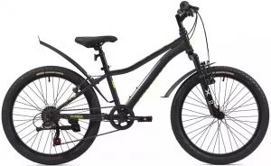 Велосипед 22 6ск RUSH HOUR X 300 V-brake ST черный рама 12