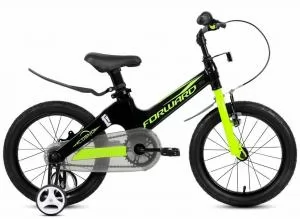 Велосипед Forward Cosmo 18 чёрный зеленый