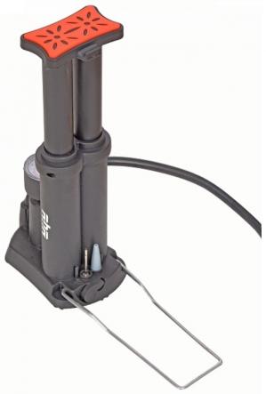 Насос RUSH HOUR ножной два баллона с манометром 34x160 мм, AV/FV