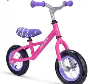 Беговел Sahoo на надувных колесах РОЗОВЫЙ