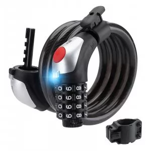 Замок Rockbros трос код четыре цифры 120 см