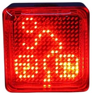 Фонарь задний Benguo пиксели 1100 maH