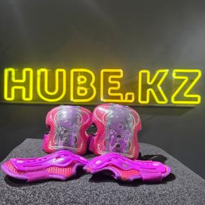 Роликовая защита размер S pink-white