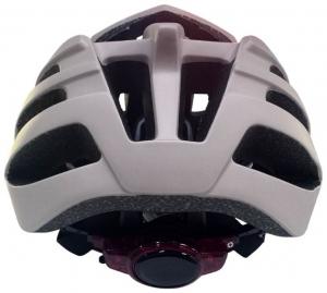 Шлем Eastnear цвет молочный с фонариком размер L 57-62см