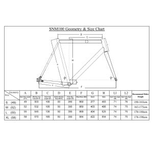 Frameset TSUNAMI SNM100 (Marble Red) размер M (52)
