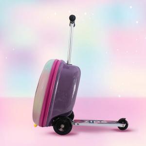Cамокат чемодан трехколесный FLYTE Единорог РОЗОВЫЙ
