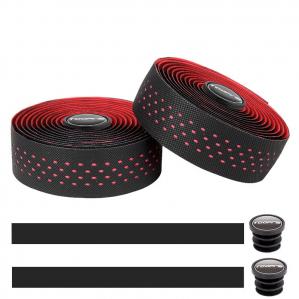 Обмотка руля велосипеда черно-красная Toopre