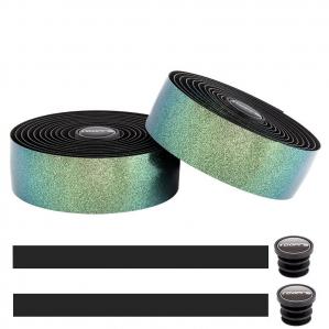 Обмотка руля велосипеда зеленая хамелеон Toopre