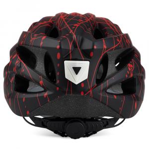 Шлем Eastinear с фонариком L 57-61 см Черный-Красный