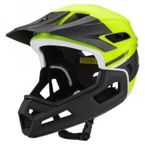 Шлем Eastinear FullFace L 57-61 см Черный-Зеленый