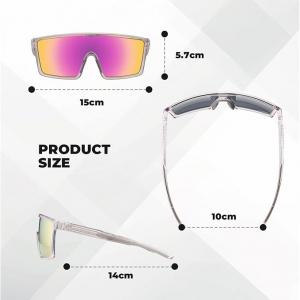Очки велосипедные поляризованные Rockbros UV400, оправа TR90 БЕЛЫЙ