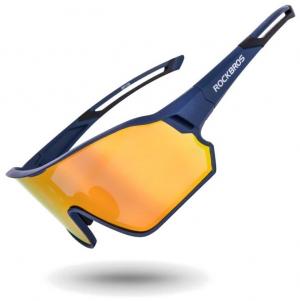 Очки велосипедные поляризованные Rockbros UV400 10178 СИНИЙ