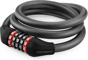 Замок Rockbros кодовый 5 цифр 120см