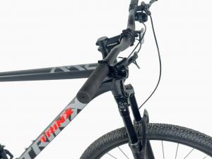 Велосипед Trinx M007 29 рама 17 МАТОВЫЙ ЧЕРНЫЙ КРАСНЫЙ