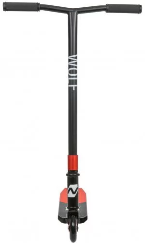 САМОКАТ ТРЮКОВЫЙ NOVATRACK WOLF EL 110 BLACK RED
