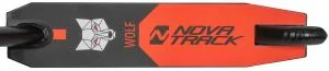 САМОКАТ ТРЮКОВЫЙ NOVATRACK WOLF EL 110 BLACK RED