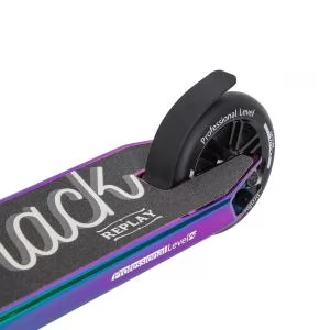 САМОКАТ ТРЮКОВЫЙ NOVATRACK REPLAY PRO PL 110 NEOCHROME BLACK 1 (168)