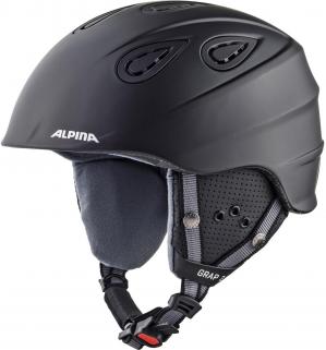 ШЛЕМ ЗИМНИЙ ALPINA 2021 GRAP 2.0 BLACK MATT